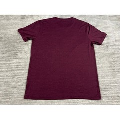 32 Degrees T-Shirt Mens Large Burgundy Cool Short Sleeve Heathered Stretch Crew