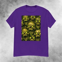 Infernal Nuclear Slime Skulls Horror T-Shirt Men’s S-2XL