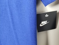 NIKE SWOOSH OUTFIT SHIRT + SHORTS SET ROYAL BLUE BLACK NEW (SIZE XL)
