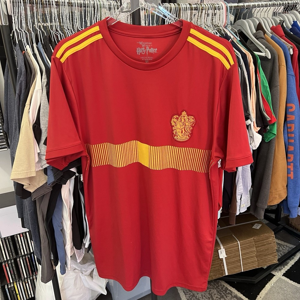Universal Studios Harry Potter Gryffindor Quidditch Soccer Shirt Jersey XL