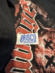 Brisco Brands Savage Lion Graphic T-Shirt XL Black Gothic Urban Streetwear