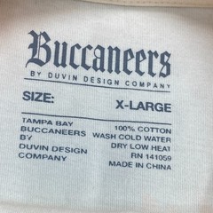 Duvin x Bucs Limited Edition Buccaneers Shirt Mens XL Creamsicle Gasparilla
