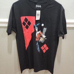 DC COMICS HALF BATMAN HALF HARLEY QUINN TEE T-SHIRT MEN SIZE M / MEDIUM NEW