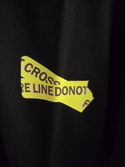 Off Wht Do Not Cross Temperature Black T-Shirt Regular Fit S/M/L/XL T41