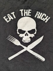 Vintage Fashion Victim Eat The Rich T Shirt XL