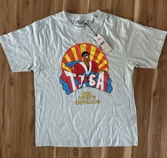 Headgear Classics TISA Graphic Light Blue Cotton T-Shirt L Men’s Short Sleeve