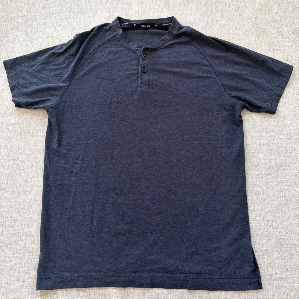Public Rec Shirt Go-To Henley Tencel Pima Cotton Performance Outdoors Hiking