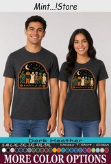Halloween Monster Squad Shirt, Cute Ghost Skeleton Pumpkin Tee