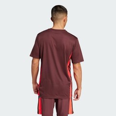 $35 Adidas Men’s Train Essentials Seasonal Colorblock Tee-Aurora Ruby-Medium-New