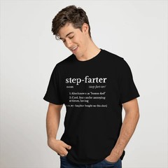 Mens Funny Stepdad Gifts Daughter Fathers Day Farter Gift Gidan Tee