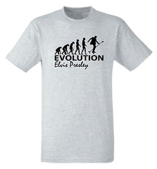 Evolution of Elvis Presley t shirt Evolve of The King Jailhouse Unisex T-shirt