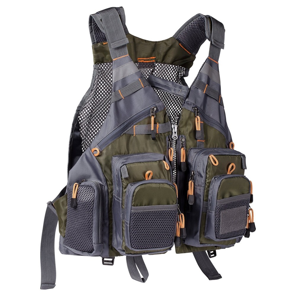 Strap Fishing Vest Adjustable For Men And Women For Fly Bass Fishing And Outdoor