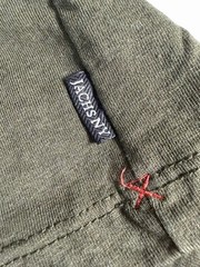 Jachs New York Men’s Olive Green Long Sleeve Crew Neck T-Shirt Size Large