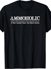 AMMOHOLIC Gun Owner’S Theme Men’S T-Shirt | Breathable & Comfortable