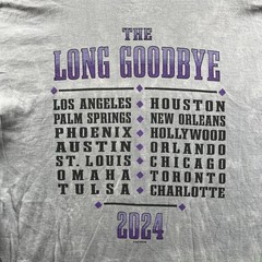 The Eagles Shirt Mens 2XL Tie Dye Liquid Blue The Long Goodbye 2024 Band Tour