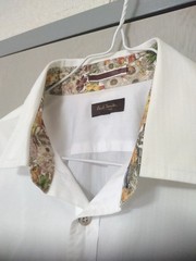 Paul Smith Collection Floral Print Dress Shirt XL Casual Formal Japan For 14+