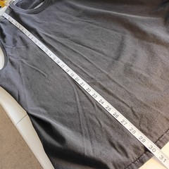 Athletic Works Mens 2XL Black Muscle Tee Sleeveless Cotton Gym Shirt 50-52
