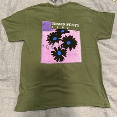 Travis Scott Astroworld Festival Run Flower Tee Size Large
