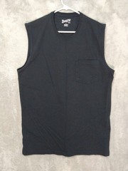 Duluth Trading Co Shirt Mens Large Black Relaxed Fit Longtail T Sleeveless