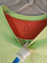 Disney Parks Aulani Resort Hawaii Go Long Surfboard Shirt Lime Green Mens Large