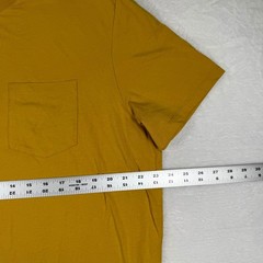 VRST Mens Essential Pocket Tee Yellow Sunset XL Cotton Modal Stretch MAX241116GW