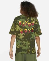 Men’s Nike Zion Short-Sleeve T-Shirt Sz M Camo Print Green Casual Gym New