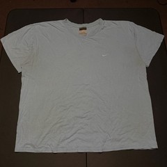 Vintage Nike Embroidered Mini Swoosh Sky Blue T-Shirt