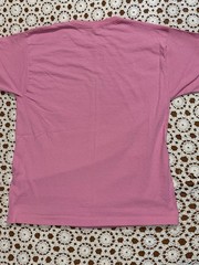Vtg Retro Fruit Of The Loom Blank Pink T-Shirt Single Stitch USA L Cotton As Is