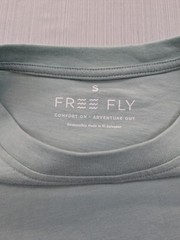 New Free Fly Lazy Tides Pocket Tee Mens Size Small TShirt Green