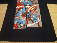 Marvel Official Captain America Comic Book T-Shirt Size Small: New with Tag