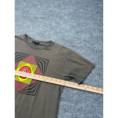 Volcom Mens Graphic T-Shirt Large Geometric Stone Logo Skate Surf Tee