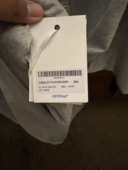 Off-White Oversized Logo Cotton Graphic Tee Size XX-Small