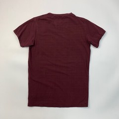 Hood By Air T Shirt Mens M Medium Burgundy Crew Neck Basic Short Sleeve Tee