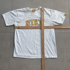 Vintage Y2K Nike Silver Tag Center Logo Spellout T Shirt
