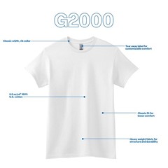 Gildan Adult Ultra Cotton T Shirt Style G2000 Multipack