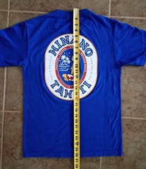 Hinano Tahiti Blue Tee Shirt South Pacific Men’s Women’s Small Polynesian