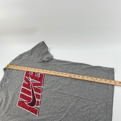 Nike Mens Gray Safari Print Graphic Logo T-Shirt Short Sleeve Small AR5006-063