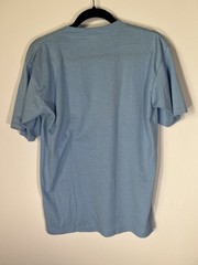 Vintage 90s Sportswear POPP reunion light blue single stitch tshirt retro L 1992
