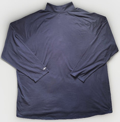 Carhartt Force 1/4-Zip Mock Neck Long Sleeve Shirt Navy Blue • Men’s 4XL