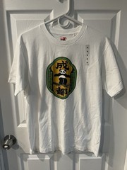 Uniqlo UT Me Chengdu Exclusive Graphic T-Shirt Panda Mascot On Skateboard Sz Med