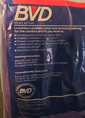 Vintage BVD Mens Purple Pocket Tee XXL (50-52) Combed Cotton USA Made BRAND NEW