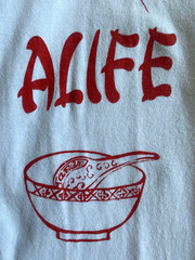Alife Chinese Restaurant White Red Graphic Long Sleeve T-Shirt XXL – Well Worn