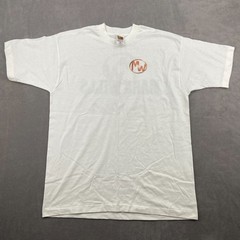 Vintage Fruit Of The Loom T Shirt Mens XL White Cotton Delta Mark Wills On Tour