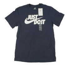 Nike Men’s Sportswear Just Do It T-Shirt Black Small Crew Neck AR5006-011 NWT