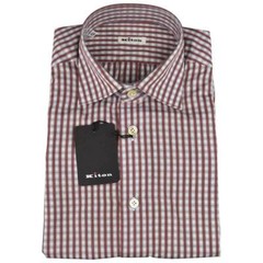 NEW KITON MULTICOLOR COTTON SHIRT US 15.5 – EU 39 MUL