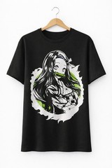The Otaku Box Wsifu Shirt Nezuko Kamado Large New Demon Slayer CR80 Anime Manga