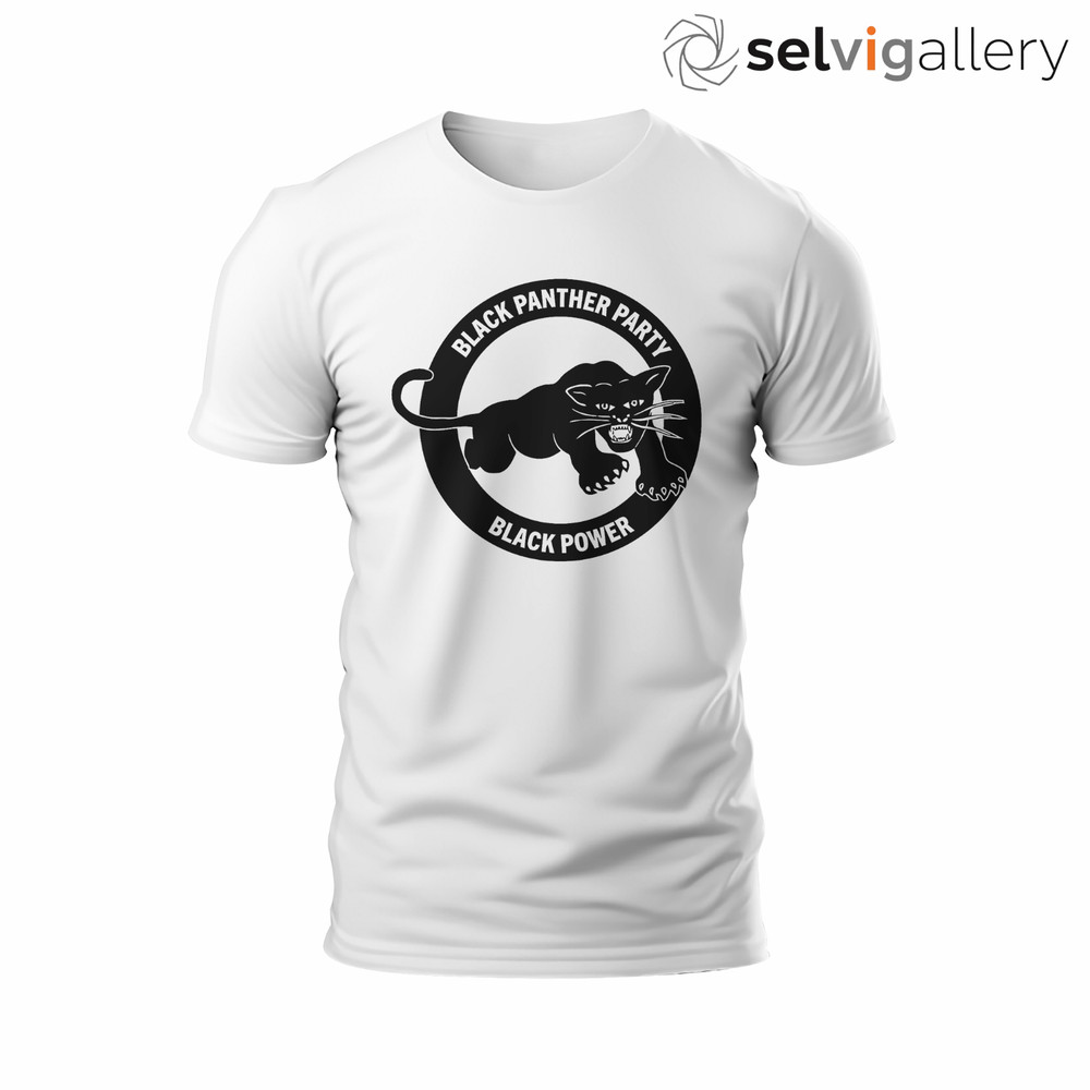 Black Panther Party Logo funny T-Shirt Sizes S-5XL Made in USA
