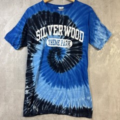 Comfy Sportswear Tie Dye T Shirt Mens M Blue Silverwood Rave Festival Holiday