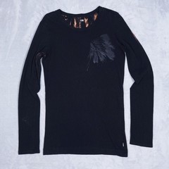 L.G.B. T-Shirt Size 1 Long Sleeve No Great Heart Ray LSC Slub Cotton