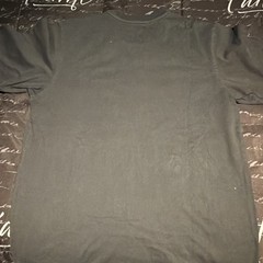 Supreme Men’s Gray Pocket Logo T-Shirt Size M Cotton Crew Neck Short Sleeve